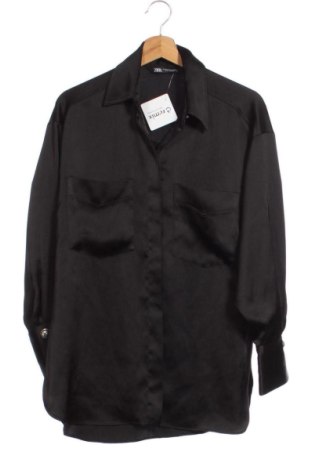 Cămașă de femei Zara, Mărime XS, Culoare Negru, Preț 52,13 Lei, #136701054