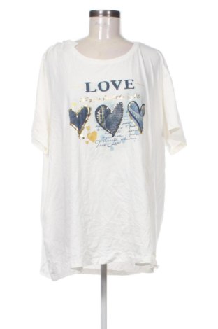 Tricou de femei Unbranded, Mărime 5XL, Culoare Ecru, Preț 66,99 Lei, #136718492