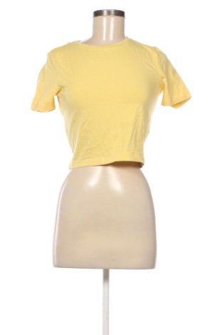 Damski T-shirt Zara, Rozmiar S, Kolor Żółty, Cena 32,99 zł, #136723036