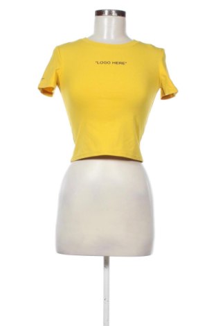 Γυναικείο t-shirt Unbranded, Μέγεθος XS, Χρώμα Κίτρινο, Τιμή 15,99 €, #136727043