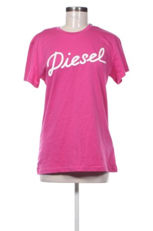 Γυναικείο t-shirt Diesel, Μέγεθος L, Χρώμα Ρόζ , Τιμή 75,00 €, #136733425