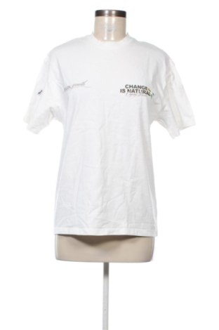 Damski T-shirt Bershka, Rozmiar XS, Kolor Biały, Cena 42,99 zł, #136744385