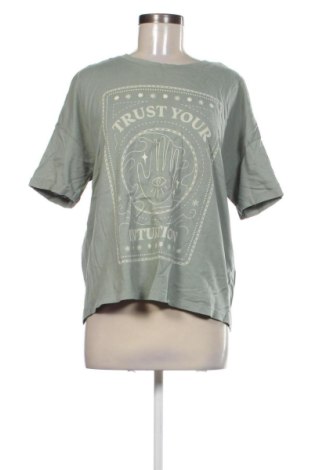 Γυναικείο t-shirt Reserved, Μέγεθος L, Χρώμα Πράσινο, Τιμή 8,99 €, #136747176