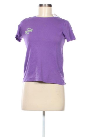 Γυναικείο t-shirt Sinsay, Μέγεθος XXS, Χρώμα Βιολετί, Τιμή 5,99 €, #136770493
