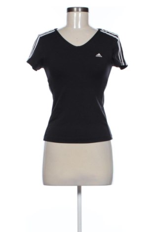 Damen T-Shirt Adidas, Größe S, Farbe Schwarz, Preis 28,86 €, #136775457