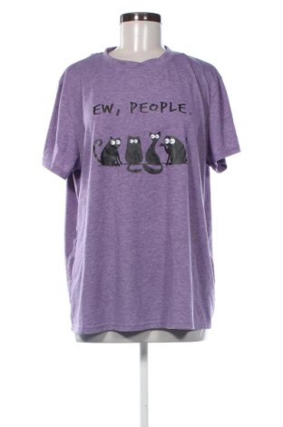 Damen T-Shirt Unbranded, Größe XXL, Farbe Lila, Preis 12,00 €, #136784932