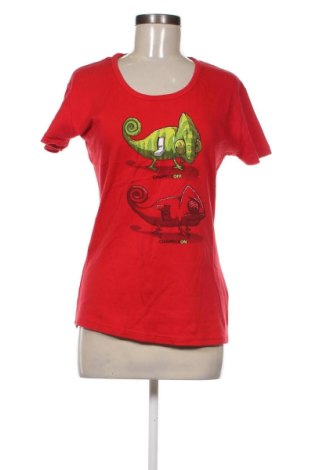 Damski T-shirt Bastard, Rozmiar L, Kolor Czerwony, Cena 46,51 zł, #136692515