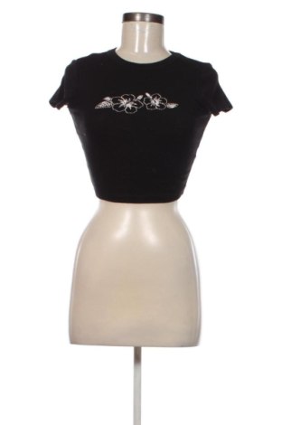 Tricou de femei Bershka, Mărime XS, Culoare Negru, Preț 45,30 Lei, #136731748
