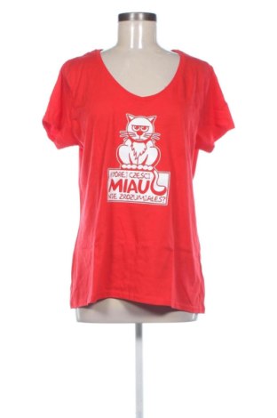 Damen T-Shirt Fruit Of The Loom, Größe XXL, Farbe Rot, Preis € 8,77, #136680189