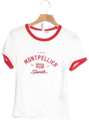 Tricou de femei H&M Divided, Mărime XS, Culoare Alb, Preț 38,92 Lei, #136688820
