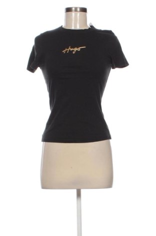 Damski T-shirt Hugo Boss, Rozmiar XS, Kolor Czarny, Cena 214,34 zł, #136779000