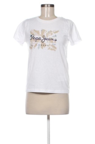Дамска тениска Pepe Jeans, Размер XS, Цвят Бял, Цена 32,21 €, #136695529