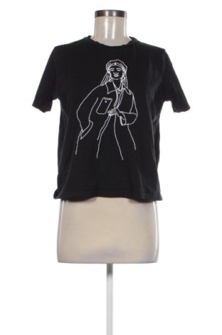 Tricou de femei Sinsay, Mărime S, Culoare Negru, Preț 30,97 Lei, #136696653