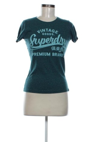 Damen T-Shirt Superdry, Größe S, Farbe Grün, Preis € 9,00, #136677096