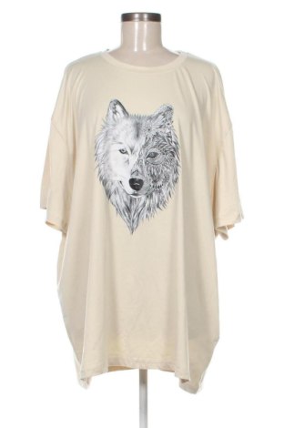 Tricou de femei Unbranded, Mărime 5XL, Culoare Bej, Preț 46,92 Lei, #136700291
