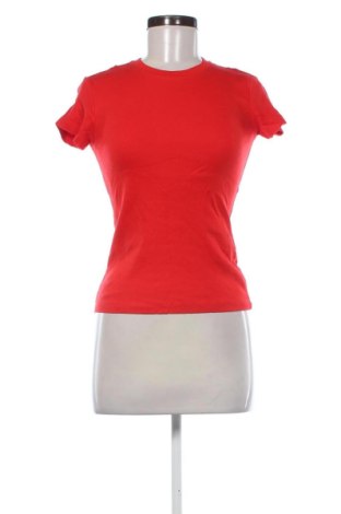 Damski T-shirt Piazza Italia, Rozmiar XS, Kolor Czerwony, Cena 35,99 zł, #136742235