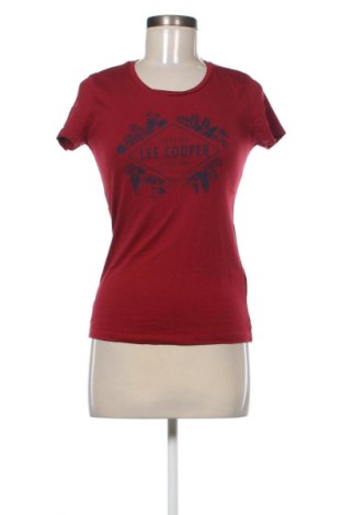Γυναικείο t-shirt Lee Cooper, Μέγεθος S, Χρώμα Κόκκινο, Τιμή 9,99 €, #136785354