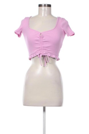 Tricou de femei Zara, Mărime XS, Culoare Mov, Preț 29,19 Lei, #136685442