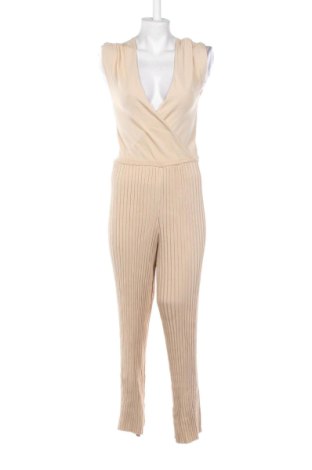Salopetă lungă de damă Unbranded, Mărime M, Culoare Bej, Preț 104,47 Lei, #136744584