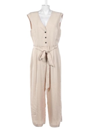 Дамски дълъг гащеризон H&M, Размер XL, Цвят Бежов, Цена 15,33 €, #136761392