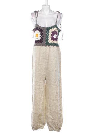 Salopetă lungă de damă Zara, Mărime L, Culoare Bej, Preț 129,99 Lei, #136697629