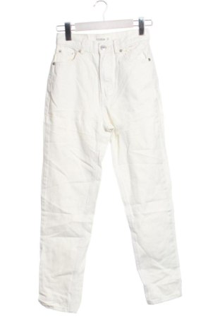 Blugi de femei Pull&Bear, Mărime XS, Culoare Alb, Preț 74,99 Lei, #136726693