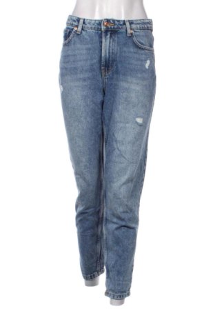 Damskie jeansy Bershka, Rozmiar S, Kolor Niebieski, Cena 54,99 zł, #136727794