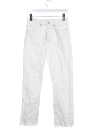 Blugi de femei Zara, Mărime S, Culoare Alb, Preț 65,99 Lei, #136727964