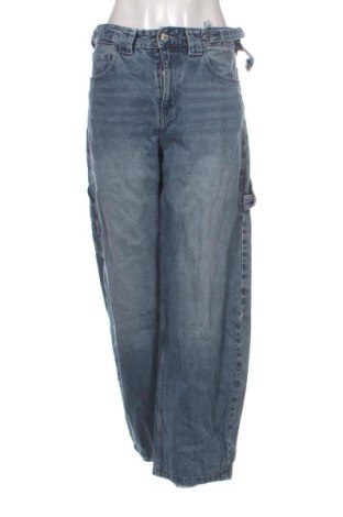 Damskie jeansy Bershka, Rozmiar S, Kolor Niebieski, Cena 69,66 zł, #136730986