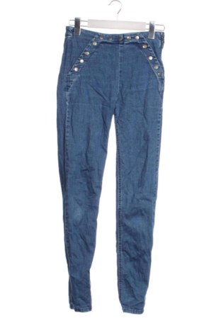 Blugi de femei Pull&Bear, Mărime XS, Culoare Albastru, Preț 40,99 Lei, #136731054