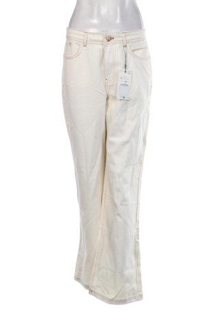 Damskie jeansy Zara, Rozmiar M, Kolor ecru, Cena 171,47 zł, #136734405