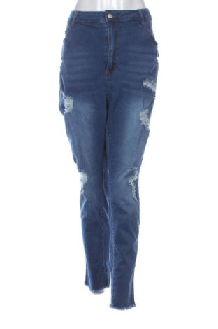 Дамски дънки SHEIN, Размер 3XL, Цвят Син, Цена 13,80 €, #136738980