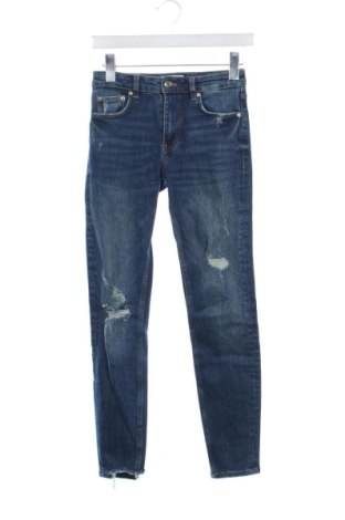 Damskie jeansy Zara, Rozmiar XS, Kolor Niebieski, Cena 74,99 zł, #136753163