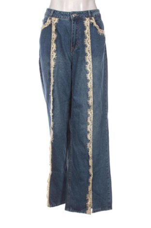 Дамски дънки SHEIN, Размер L, Цвят Син, Цена 27,62 €, #136766773