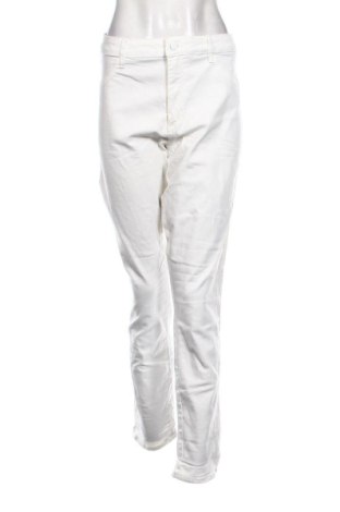 Damskie jeansy H&M, Rozmiar XL, Kolor Biały, Cena 41,99 zł, #136699328