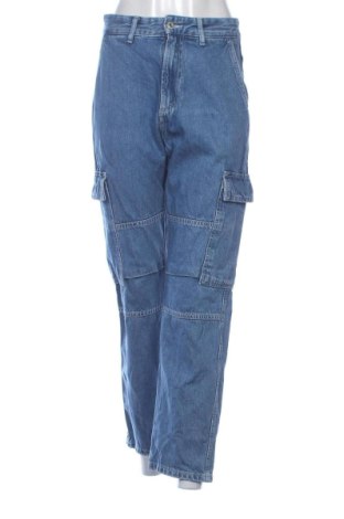Blugi de femei Pull&Bear, Mărime S, Culoare Albastru, Preț 98,27 Lei, #136692390