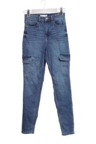 Damskie jeansy Sinsay, Rozmiar XS, Kolor Niebieski, Cena 70,99 zł, #136680648
