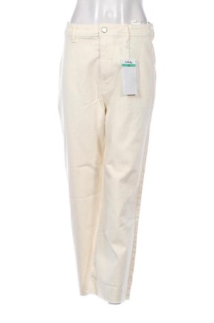 Damskie jeansy Sinsay, Rozmiar L, Kolor ecru, Cena 126,03 zł, #136684480