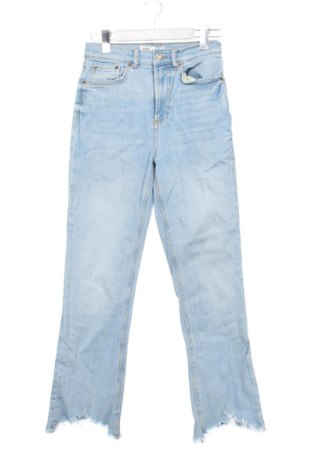 Damskie jeansy Zara, Rozmiar XS, Kolor Niebieski, Cena 85,74 zł, #136737818