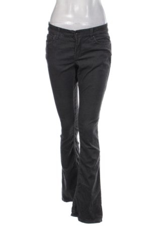 Pantaloni de velvet de femei H&M L.O.G.G., Mărime L, Culoare Gri, Preț 78,20 Lei, #136703336