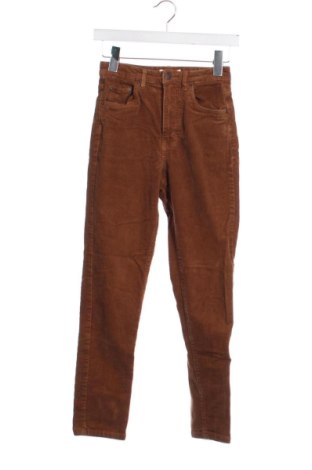 Damen Cordhose Pull&Bear, Größe XXS, Farbe Braun, Preis 10,00 €, #136694340