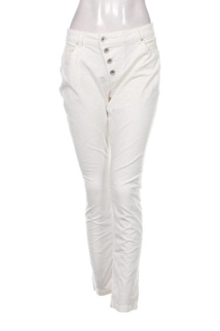 Pantaloni de velvet de femei Buena Vista, Mărime XL, Culoare Ecru, Preț 48,99 Lei, #136751090