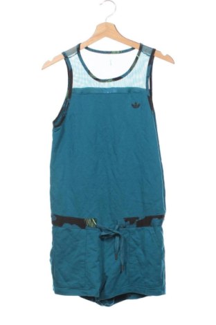 Дамски къс гащеризон Adidas, Размер M, Цвят Син, Цена 32,00 €, #136660657