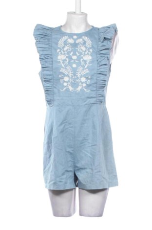 Salopetă scurtă de damă Fashion Union, Mărime M, Culoare Albastru, Preț 130,33 Lei, #136700646