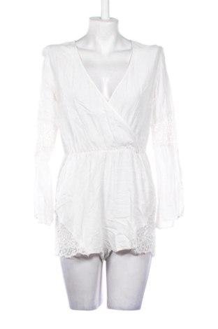 Дамски къс гащеризон H&M, Размер M, Цвят Бял, Цена 20,00 €, #136693956