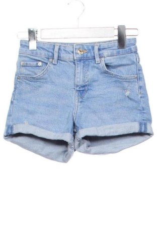 Pantaloni scurți de femei Bershka, Mărime XXS, Culoare Albastru, Preț 52,13 Lei, #136633654