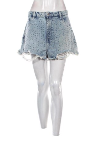 Pantaloni scurți de femei Sinsay, Mărime XXL, Culoare Albastru, Preț 57,35 Lei, #136737957