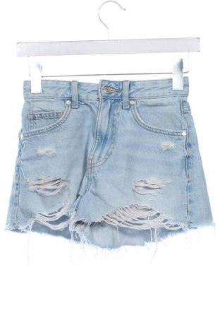 Damskie szorty Bershka, Rozmiar XXS, Kolor Niebieski, Cena 48,23 zł, #136764794