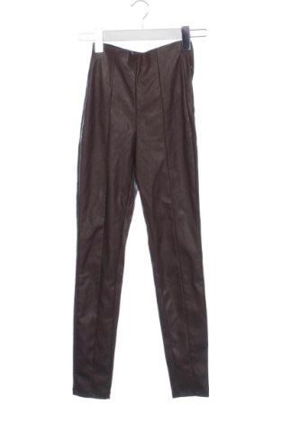 Damskie legginsy Sinsay, Rozmiar XXS, Kolor Brązowy, Cena 52,42 zł, #136664348