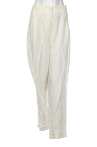 Damskie spodnie LC Waikiki, Rozmiar XXL, Kolor ecru, Cena 133,96 zł, #136707373